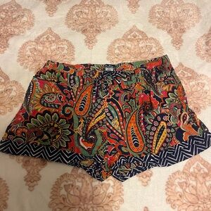 Vera Bradley Multicolor Paisley Shorts